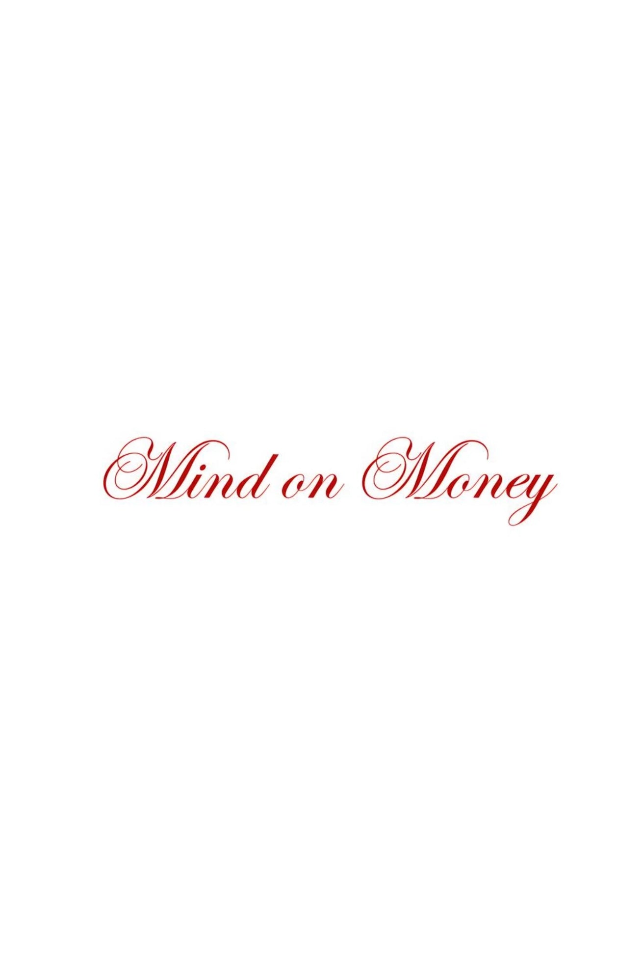 Script typography poster with red lettering on white background