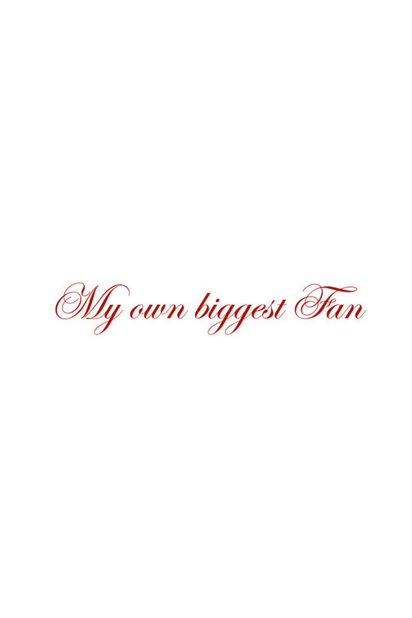 My own biggest Fan
